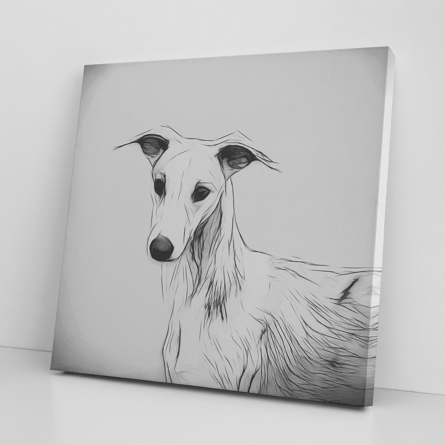 Buy Dash III Gallery Canvas | Shop for Whippet Canvas Wall Art | Roscoe & Charlie