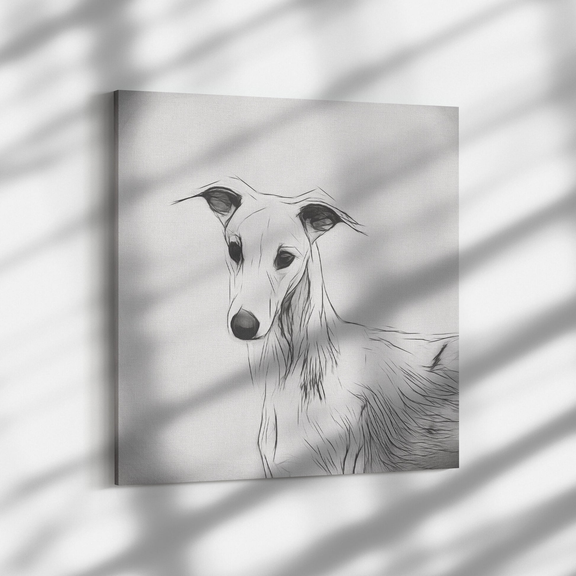 Buy Dash III Gallery Canvas | Shop for Whippet Canvas Wall Art | Roscoe & Charlie