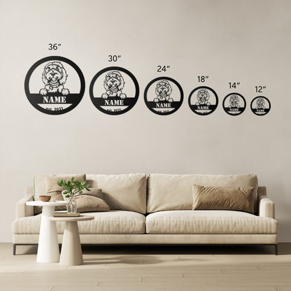 Shop Personalized Doodle Metal Wall Art | Roscoe & Charlie