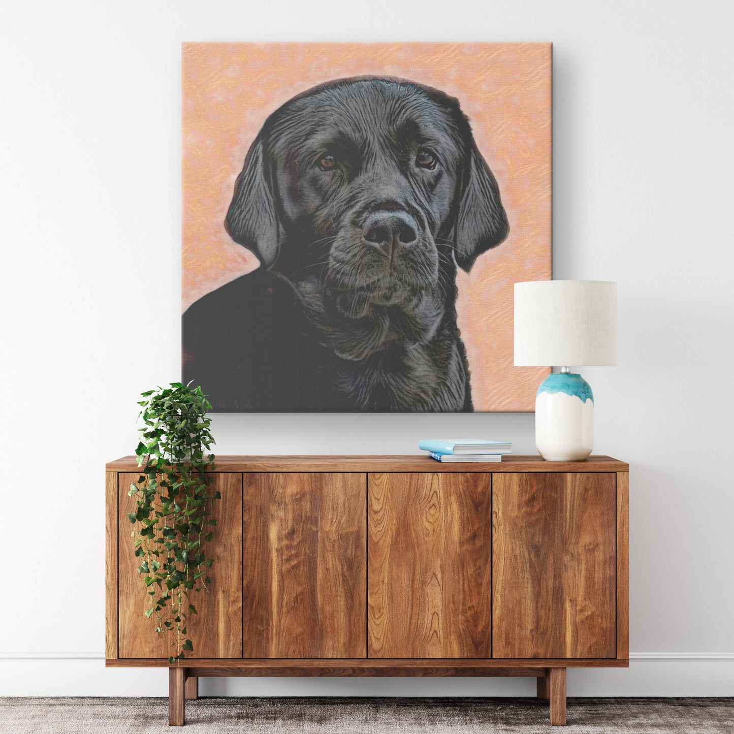 Buy Duke I Gallery Canvas | Shop for Labrador Retriever Wall Art | Roscoe & Charlie