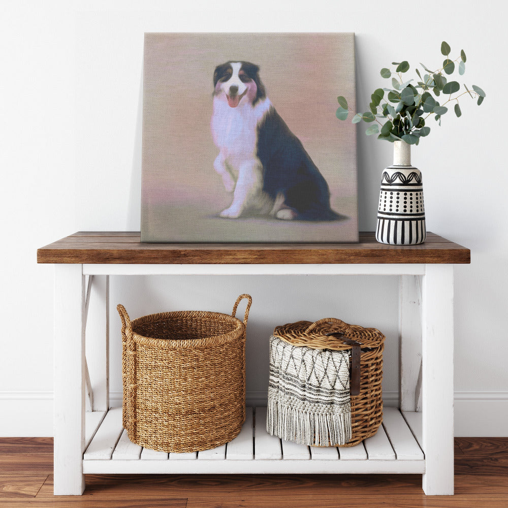 Buy Finn I Gallery Canvas | Shop for Australian Shepherd Wall Art | Roscoe & Charlie