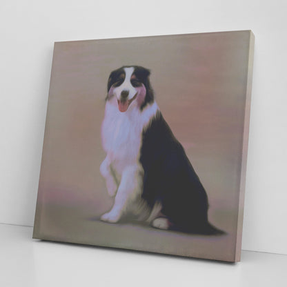 Buy Finn I Gallery Canvas | Shop for Australian Shepherd Wall Art | Roscoe & Charlie