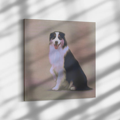 Buy Finn I Gallery Canvas | Shop for Australian Shepherd Wall Art | Roscoe & Charlie