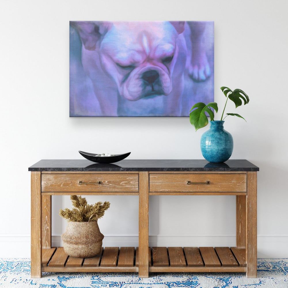 Buy Francine II Gallery Canvas | Shop for French Bulldog Wall Art | Roscoe & Charlie