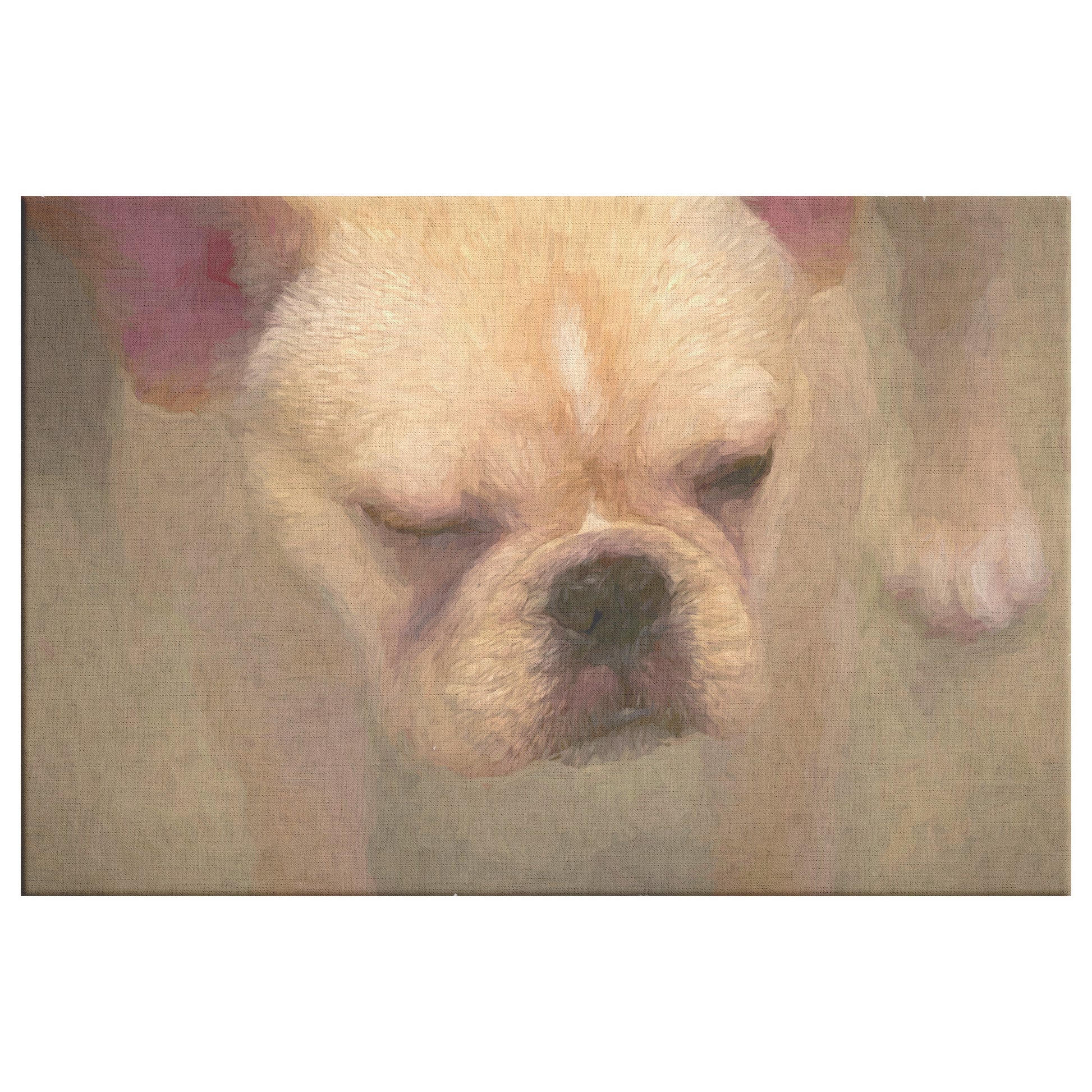 Buy Francine III Gallery Canvas | Shop French Bulldog Wall Art | Roscoe & Charlie