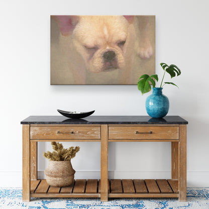 Buy Francine III Gallery Canvas | Shop French Bulldog Wall Art | Roscoe & Charlie