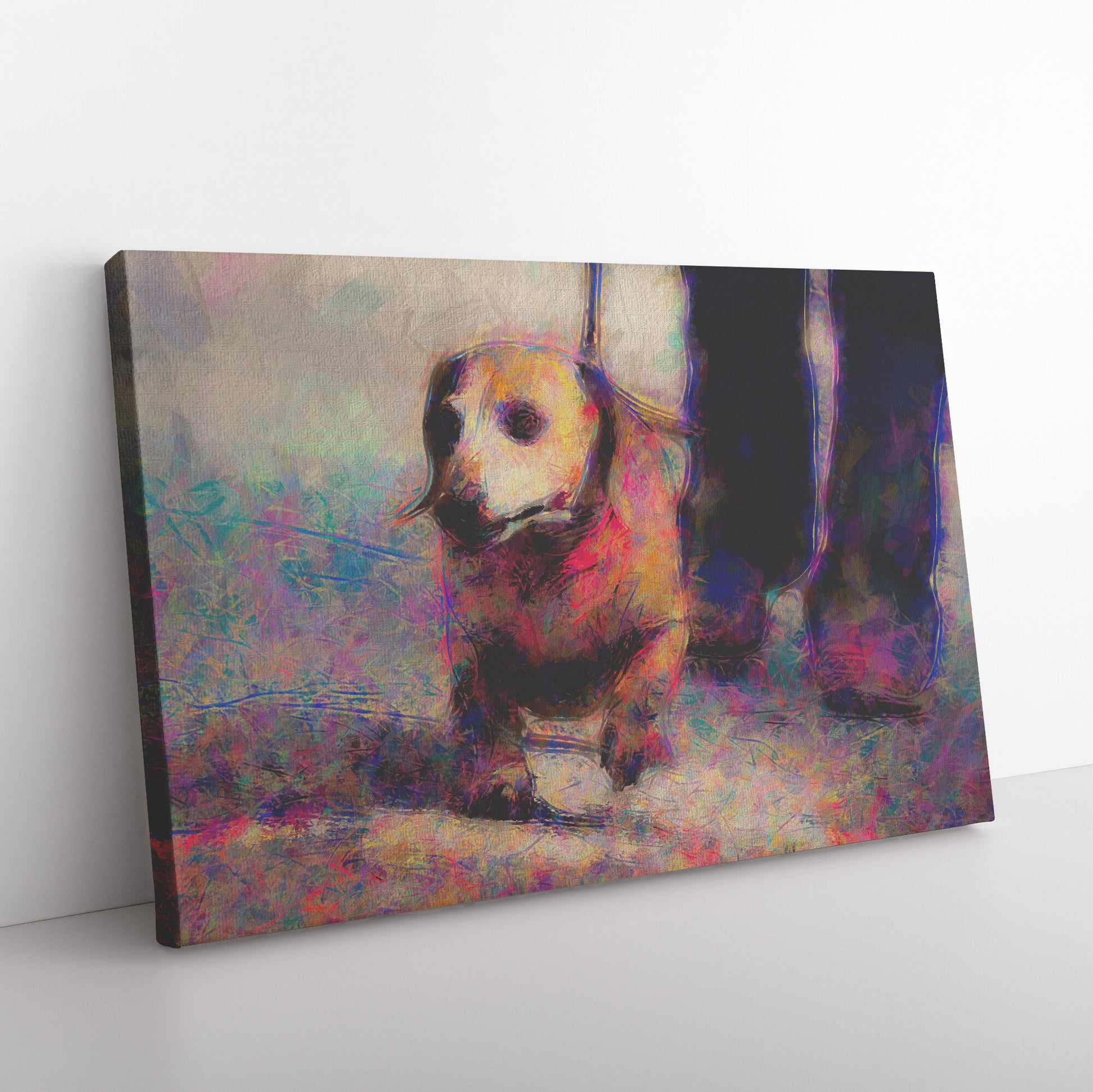 Buy Frankie III Gallery Canvas | Shop Dachshund Wall Art | Roscoe & Charlie