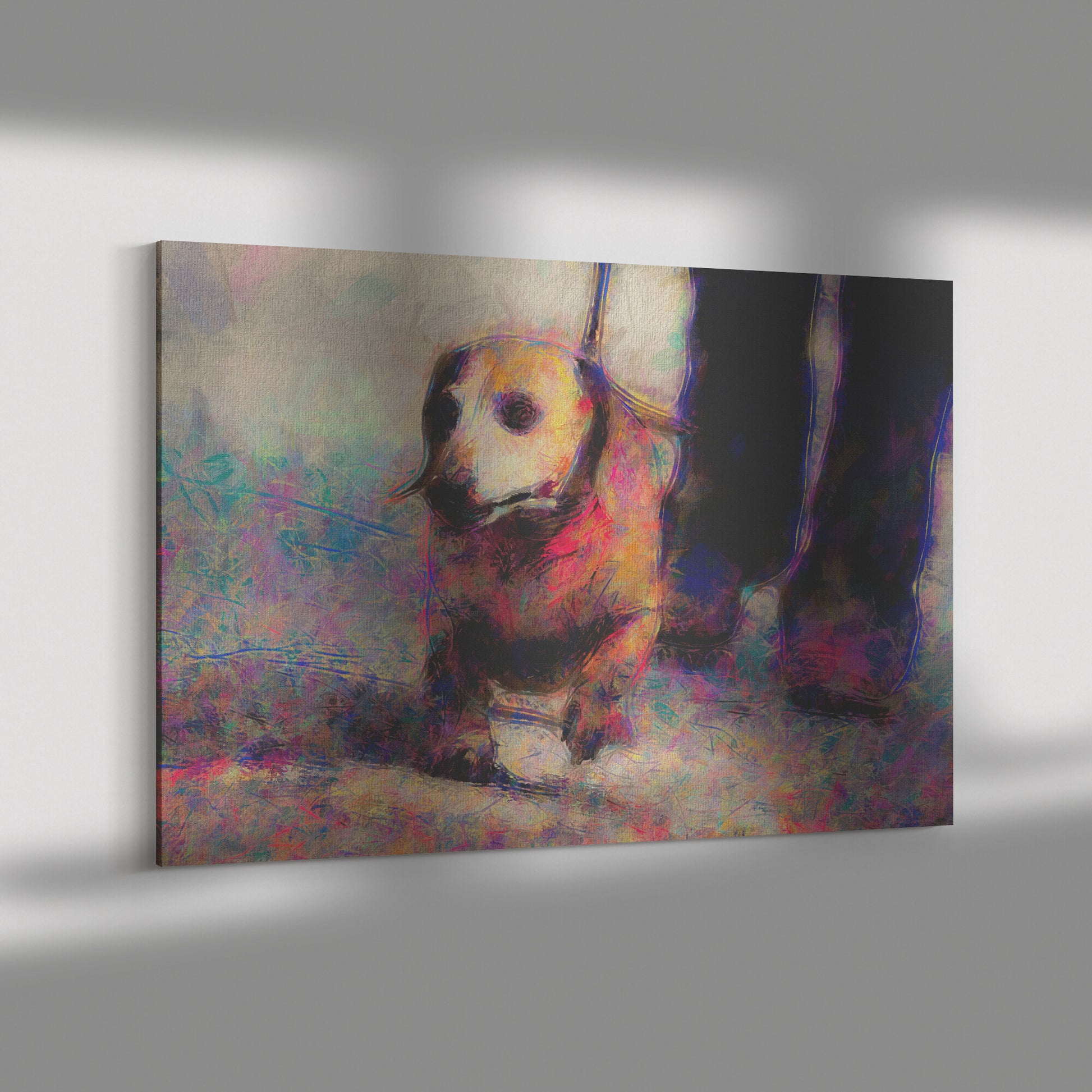 Buy Frankie III Gallery Canvas | Shop Dachshund Wall Art | Roscoe & Charlie