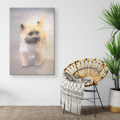 Buy Ginger III Gallery Canvas | Shop Cairn Terrier Canvas Wall Art | Roscoe & Charlie