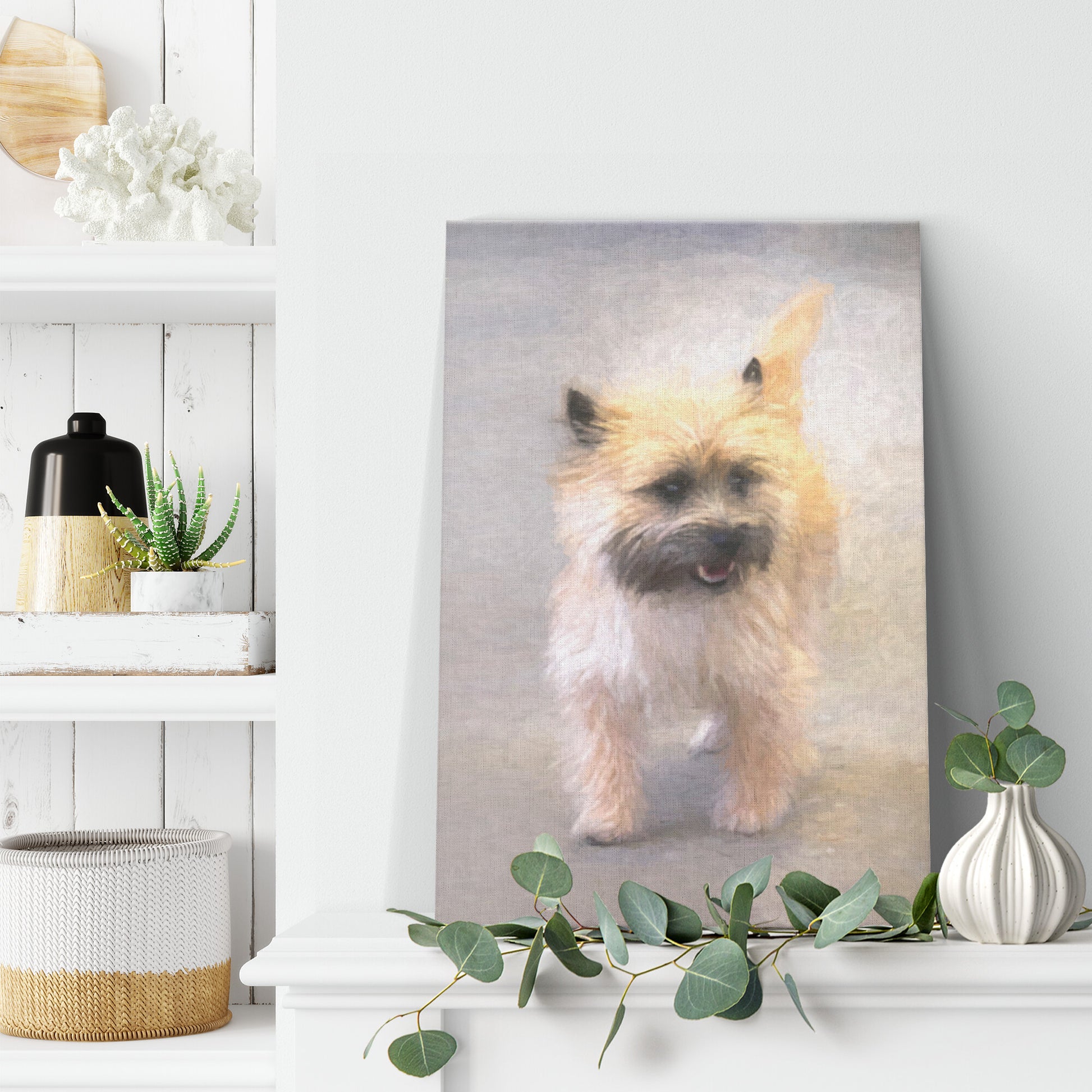 Buy Ginger III Gallery Canvas | Shop Cairn Terrier Canvas Wall Art | Roscoe & Charlie