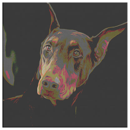 Buy Gus II Gallery Canvas | Shop Doberman Wall Art | Roscoe & Charlie