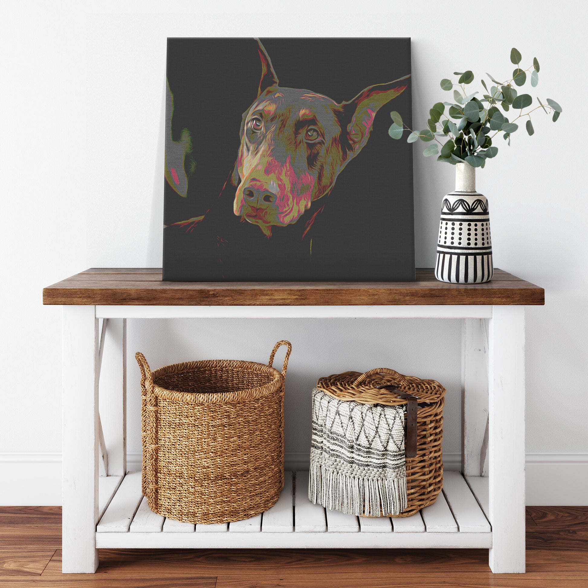 Buy Gus II Gallery Canvas | Shop Doberman Wall Art | Roscoe & Charlie