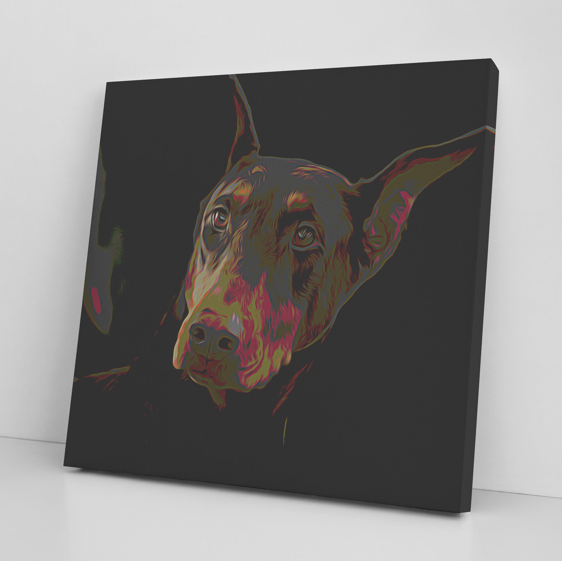 Buy Gus II Gallery Canvas | Shop Doberman Wall Art | Roscoe & Charlie