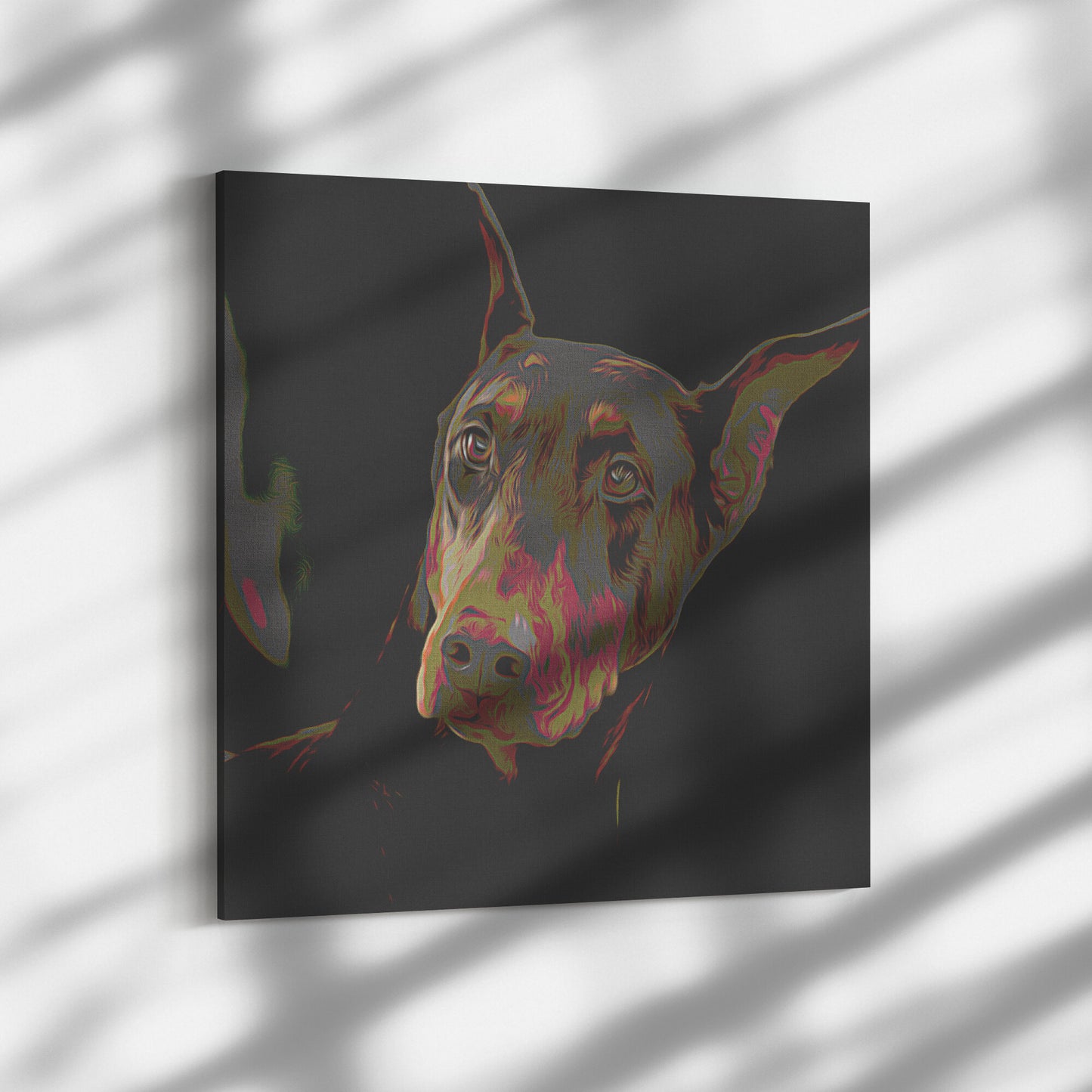 Buy Gus II Gallery Canvas | Shop Doberman Wall Art | Roscoe & Charlie