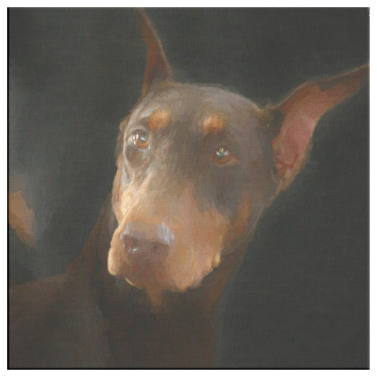 Buy Gus III Gallery Canvas | Shop for Doberman Wall Art | Roscoe & Charlie