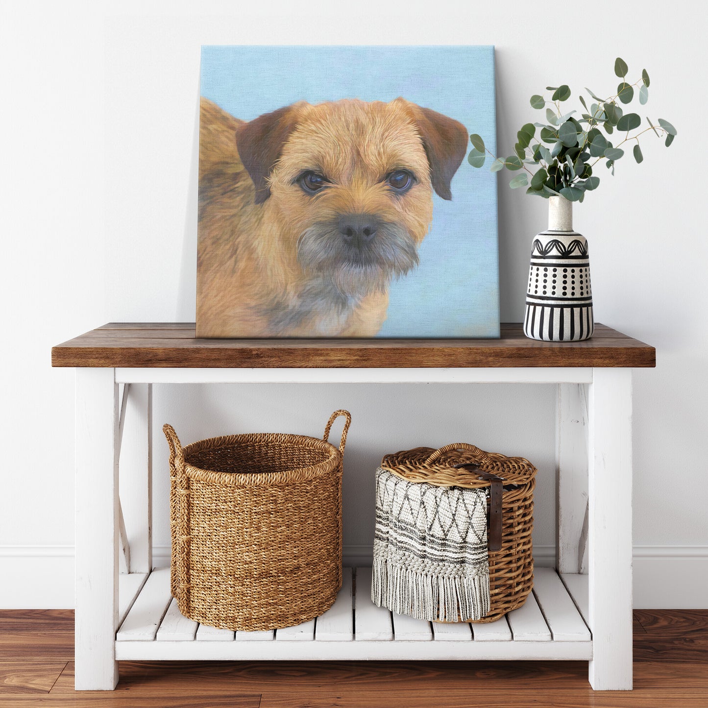 Buy Hamish I Gallery Canvas | Shop for Border Terrier Wall Art | Roscoe & Charlie