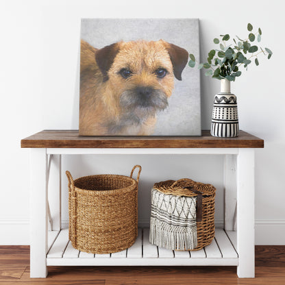 Buy Hamish III Gallery Canvas | Shop Border Terrier Wall Art | Roscoe & Charlie