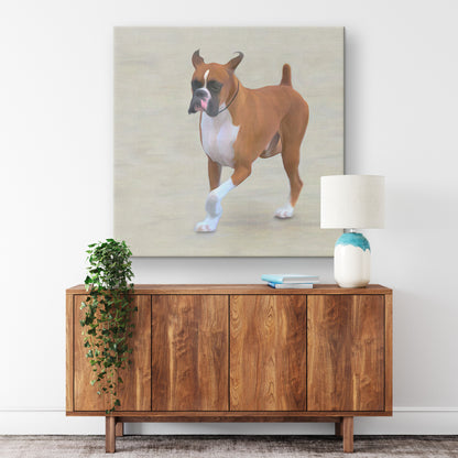 Buy Harley I Gallery Canvas | Shop for Boxer Dog Wall Art | Roscoe & Charlie