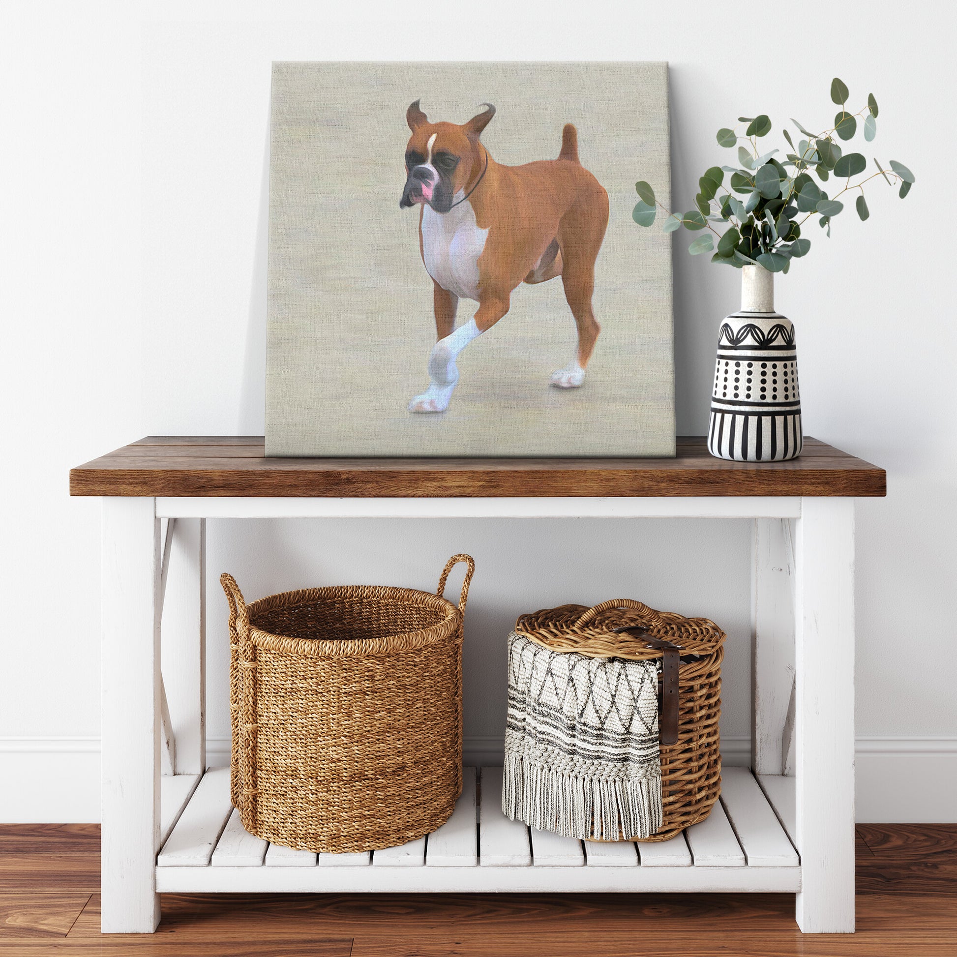 Buy Harley I Gallery Canvas | Shop for Boxer Dog Wall Art | Roscoe & Charlie