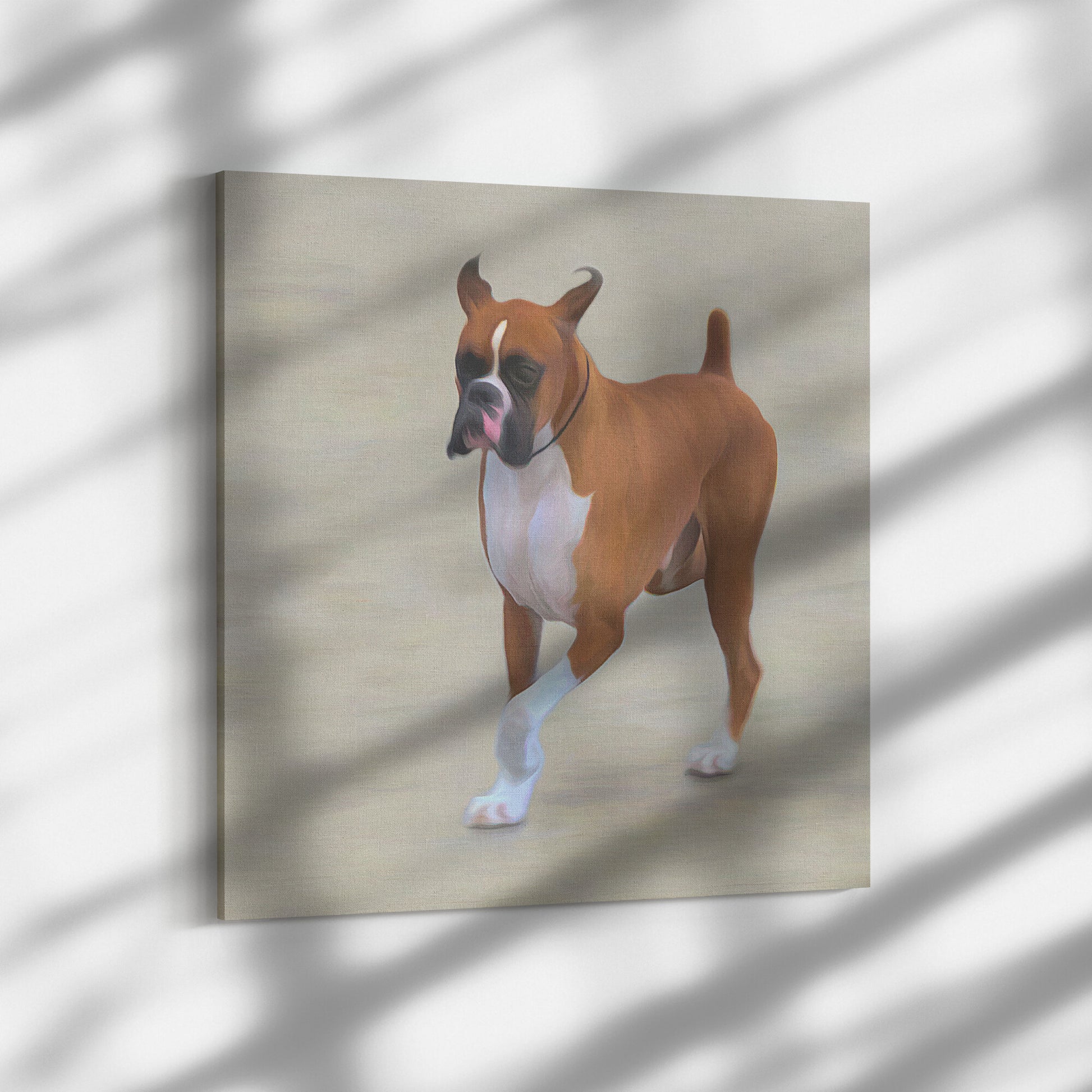 Buy Harley I Gallery Canvas | Shop for Boxer Dog Wall Art | Roscoe & Charlie