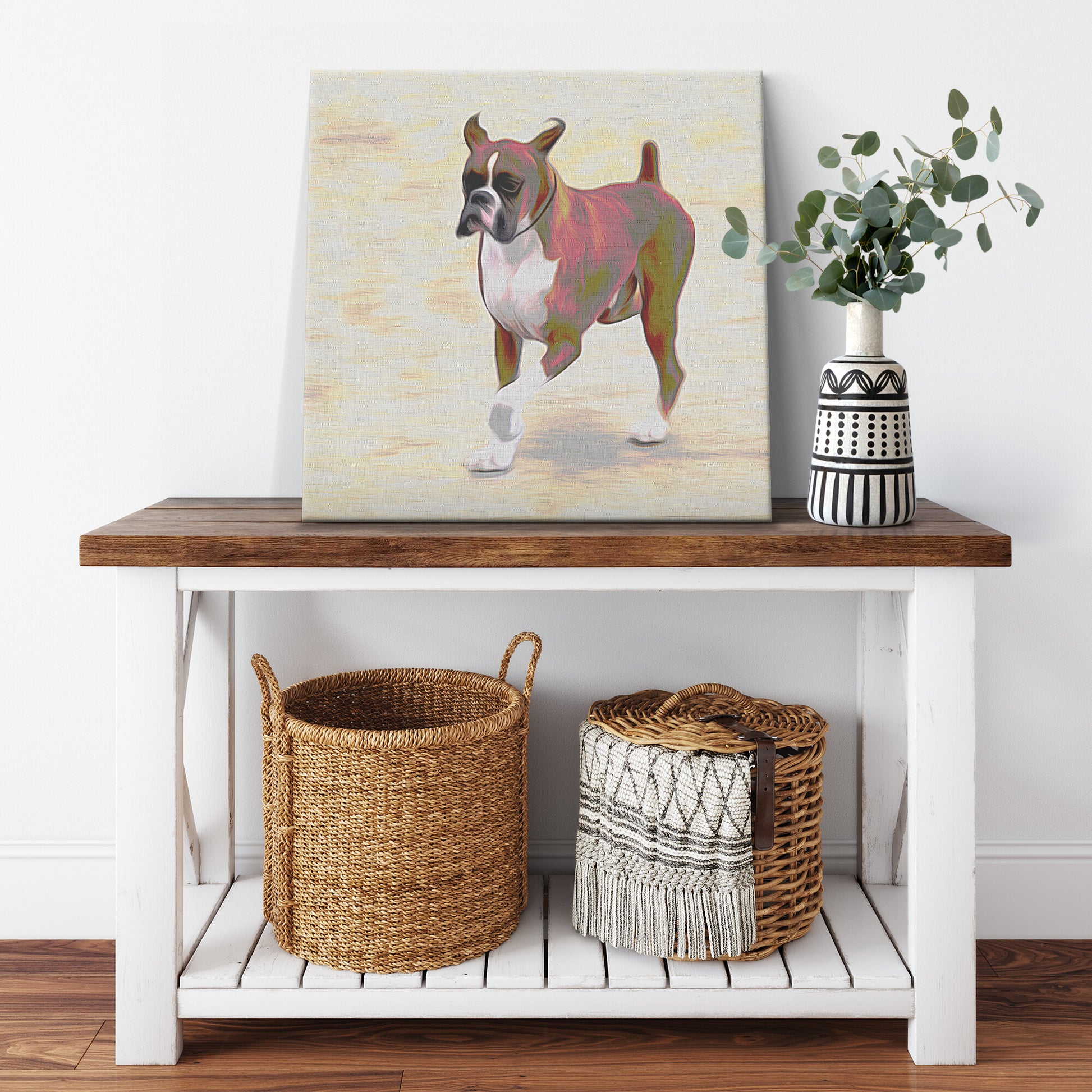 Buy Harley II Gallery Canvas | Shop Boxer Dog Wall Art | Roscoe & Charlie