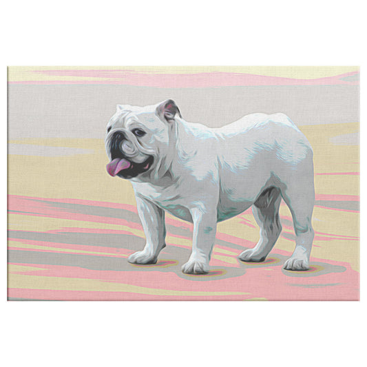 Buy Humphrey I Gallery Canvas Mockup | Shop for English Bulldog Art | Roscoe & Charlie