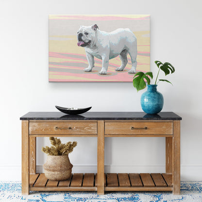 Buy Humphrey I Gallery Canvas Mockup | Shop for English Bulldog Art | Roscoe & Charlie