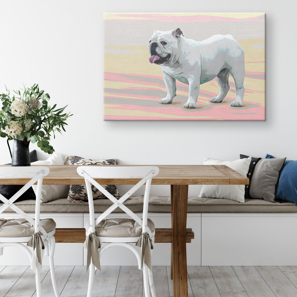 Buy Humphrey I Gallery Canvas Mockup | Shop for English Bulldog Art | Roscoe & Charlie