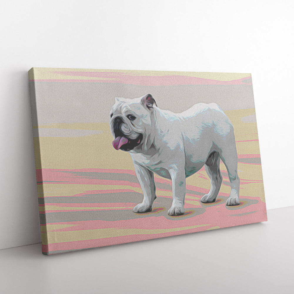 Buy Humphrey I Gallery Canvas Mockup | Shop for English Bulldog Art | Roscoe & Charlie