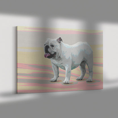 Buy Humphrey I Gallery Canvas Mockup | Shop for English Bulldog Art | Roscoe & Charlie