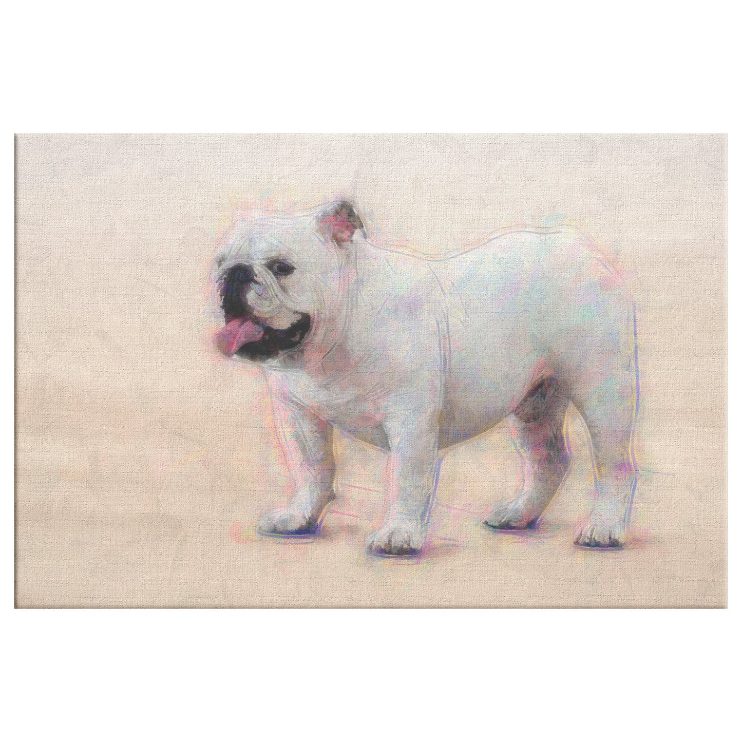 Buy Humphrey III Gallery Canvas | Shop English Bulldog Canvas Wall Art | Roscoe & Charlie