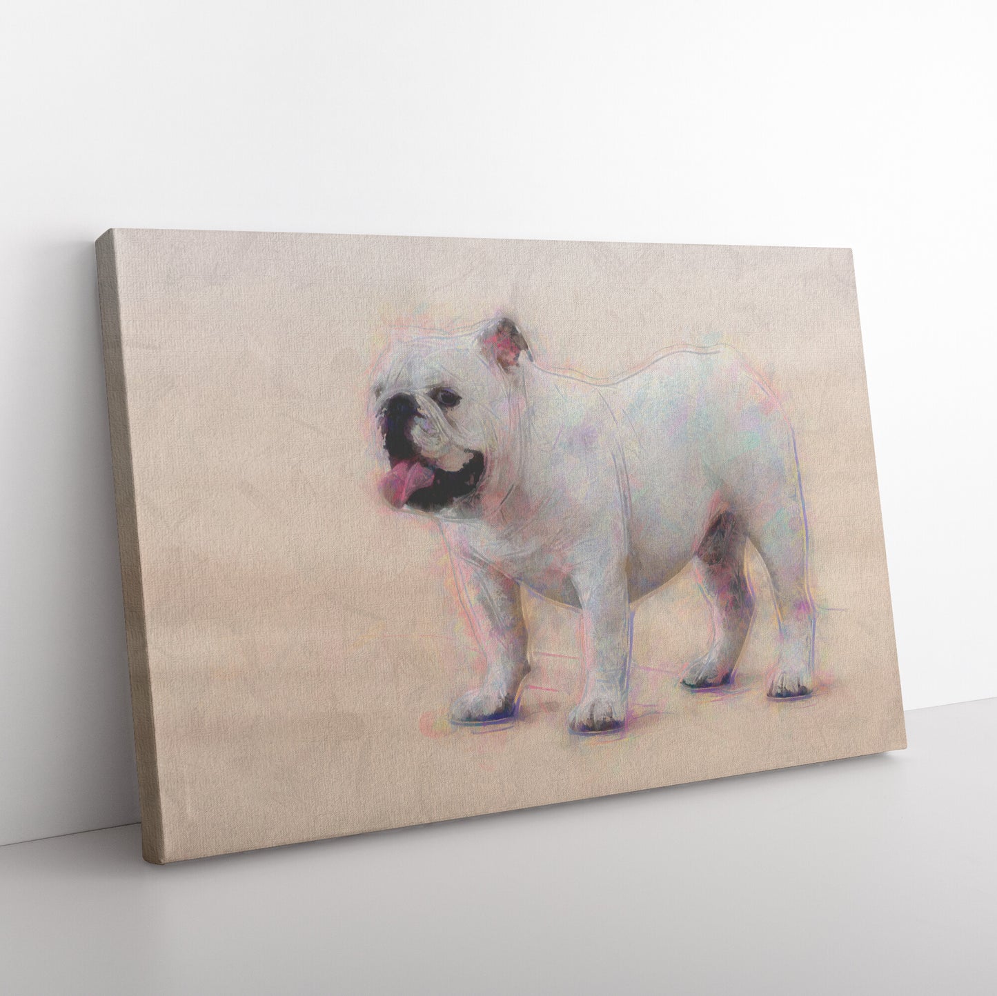 Buy Humphrey III Gallery Canvas | Shop English Bulldog Canvas Wall Art | Roscoe & Charlie