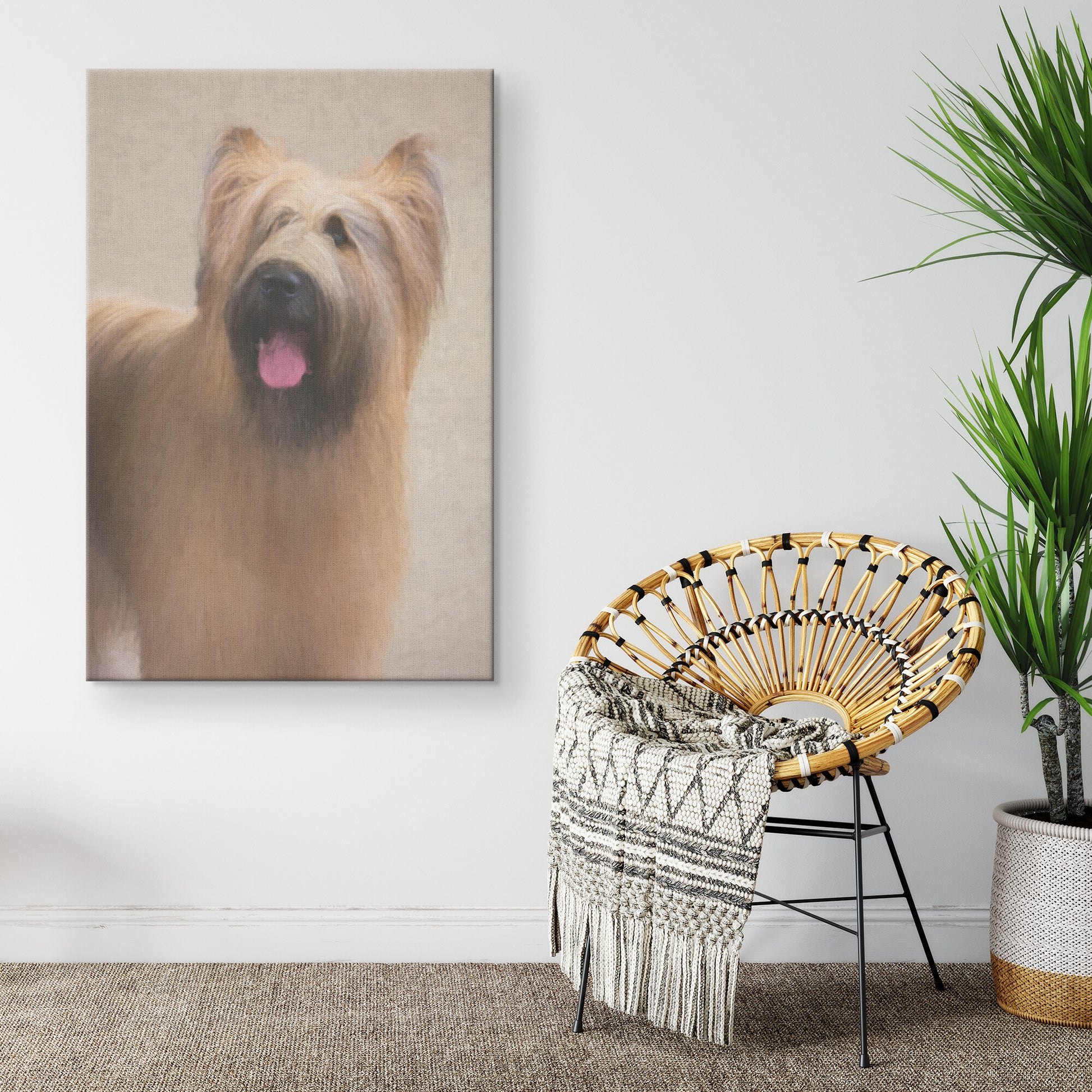 Buy Jacques II Gallery Canvas | Shop Briard Wall Art | Roscoe & Charlie