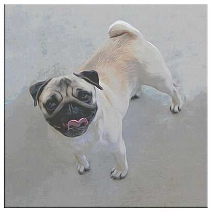 Buy Jake I Gallery Canvas | Shop Pug Wall Art | Roscoe & Charlie