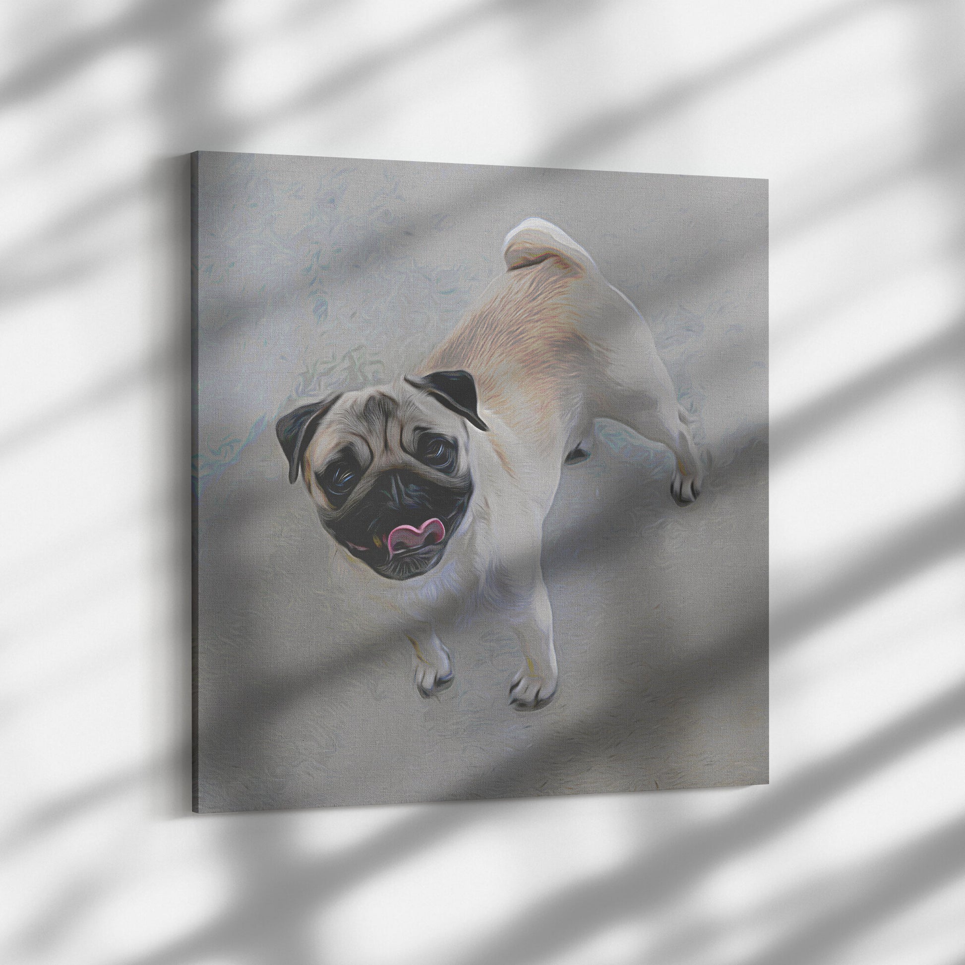 Buy Jake I Gallery Canvas | Shop Pug Wall Art | Roscoe & Charlie