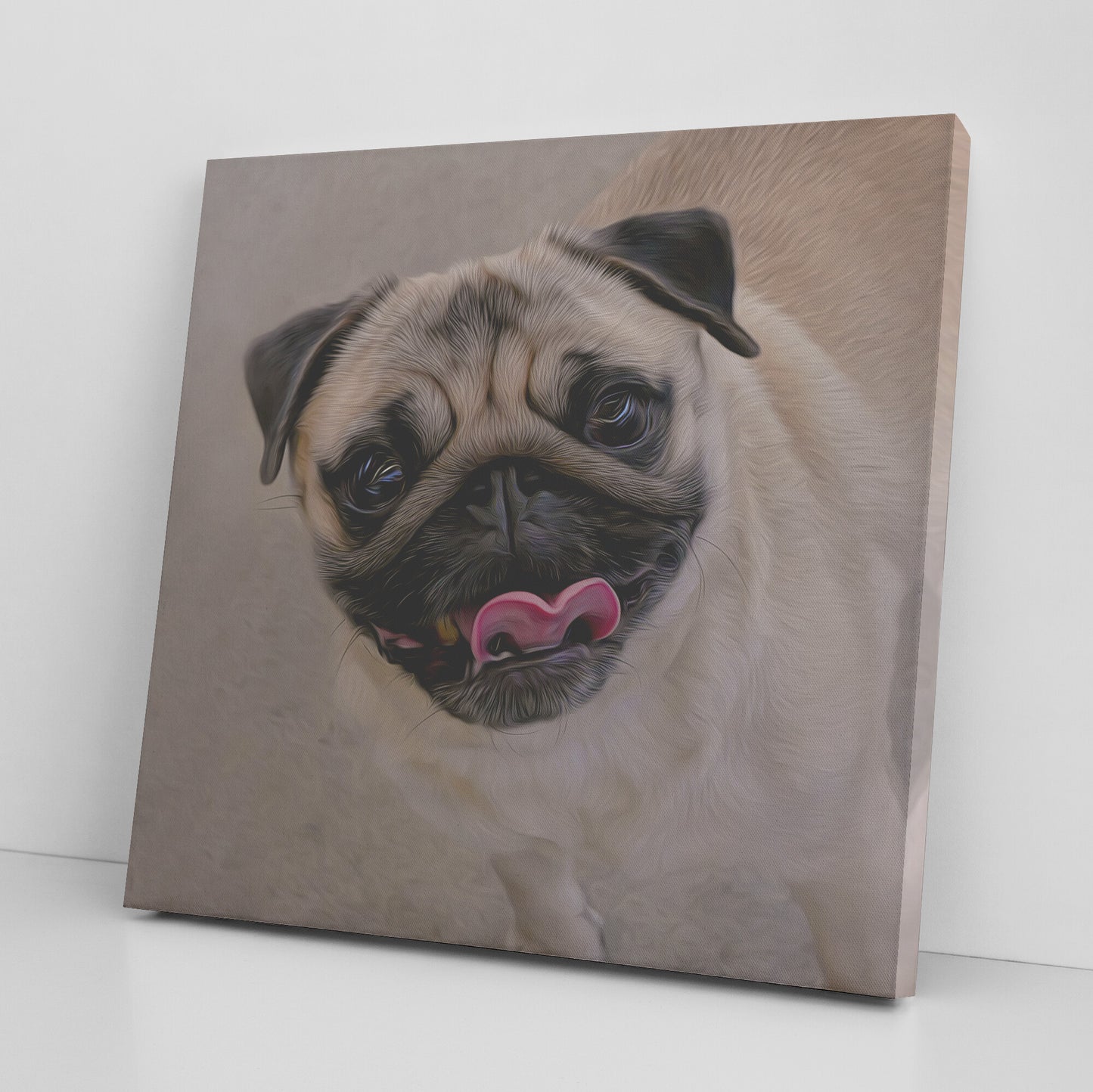 Buy Jake V Gallery Canvas | Shop for Pug Canvas Wall Art | Roscoe & Charlie