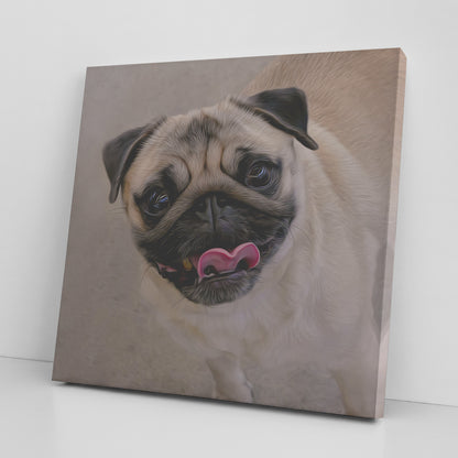 Buy Jake V Gallery Canvas | Shop for Pug Canvas Wall Art | Roscoe & Charlie