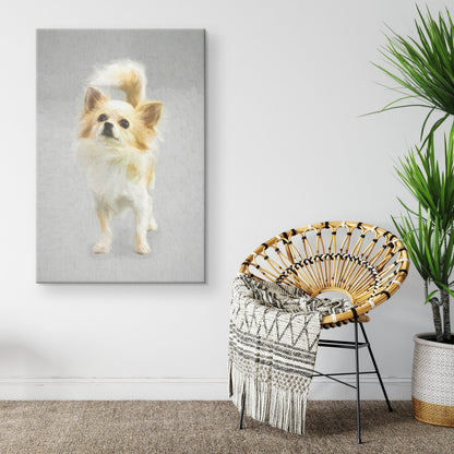 Buy Lola III Gallery Canvas | Shop for Chihuahua Canvas Wall Art | Roscoe & Charlie