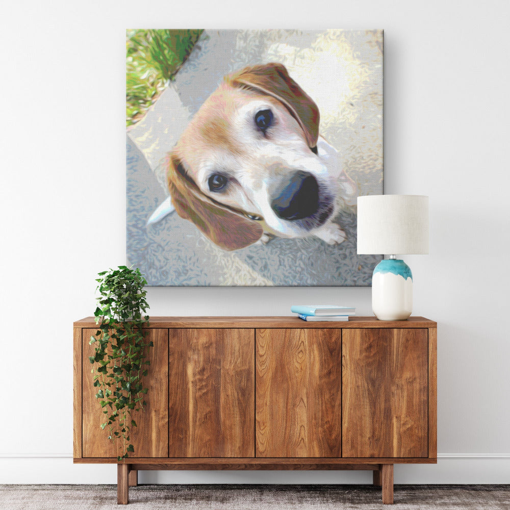 Buy Lucy II Gallery Canvas | Shop for Beagle Wall Art | Roscoe & Charlie