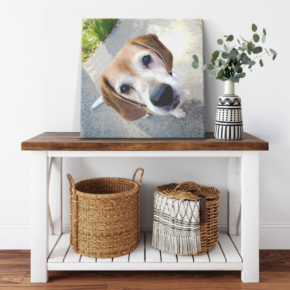 Buy Lucy II Gallery Canvas | Shop for Beagle Wall Art | Roscoe & Charlie