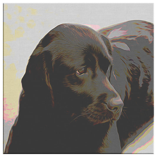 Buy Lylah II Gallery Canvas | Shop for Labrador Retriever Wall Art | Roscoe & Charlie