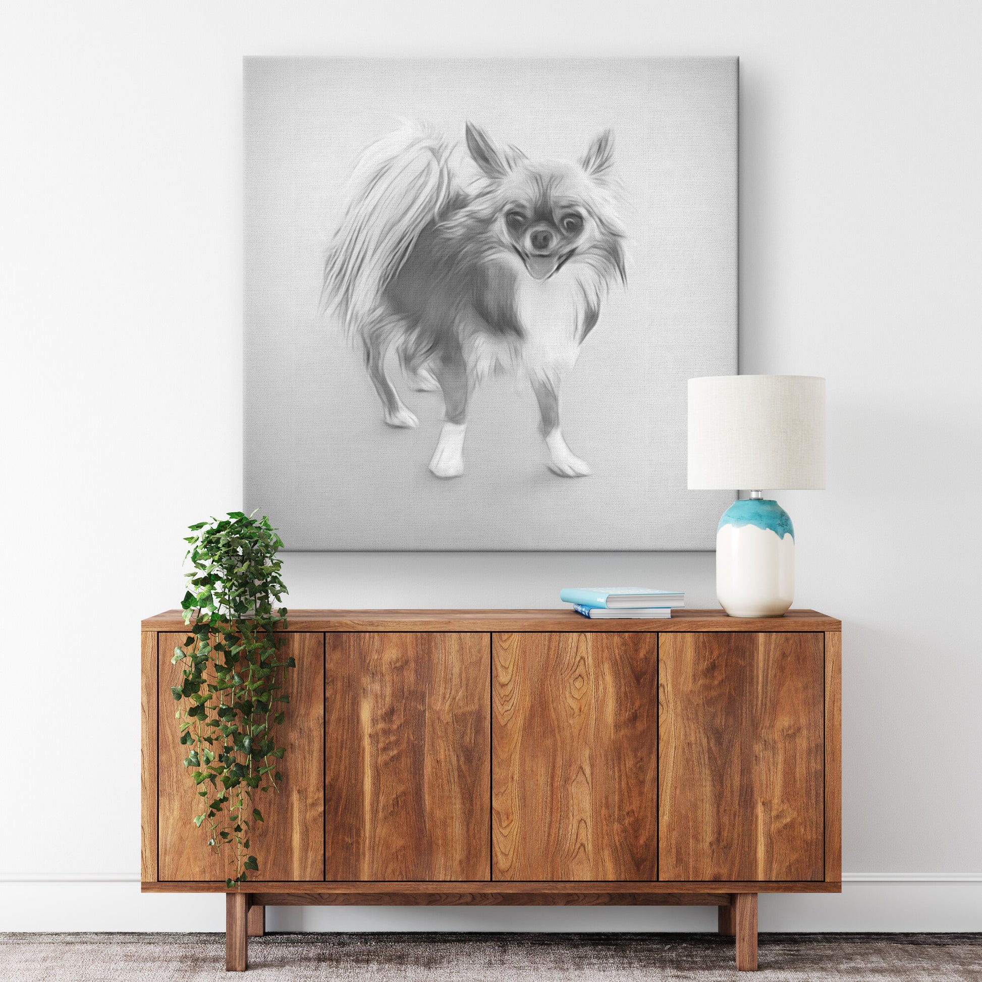 Buy Minnie III Gallery Canvas | Shop Chihuahua Wall Art | Roscoe & Charlie