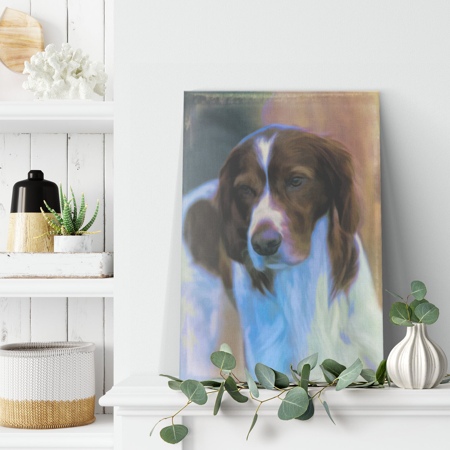 Buy Murphy I Gallery Canvas | Shop Red & White Setter Wall Art | Roscoe & Charlie