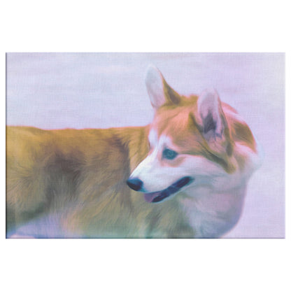 Buy Oliver I Gallery Canvas | Shop Corgi Wall Art | Roscoe & Charlie