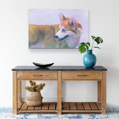 Buy Oliver I Gallery Canvas | Shop Corgi Wall Art | Roscoe & Charlie