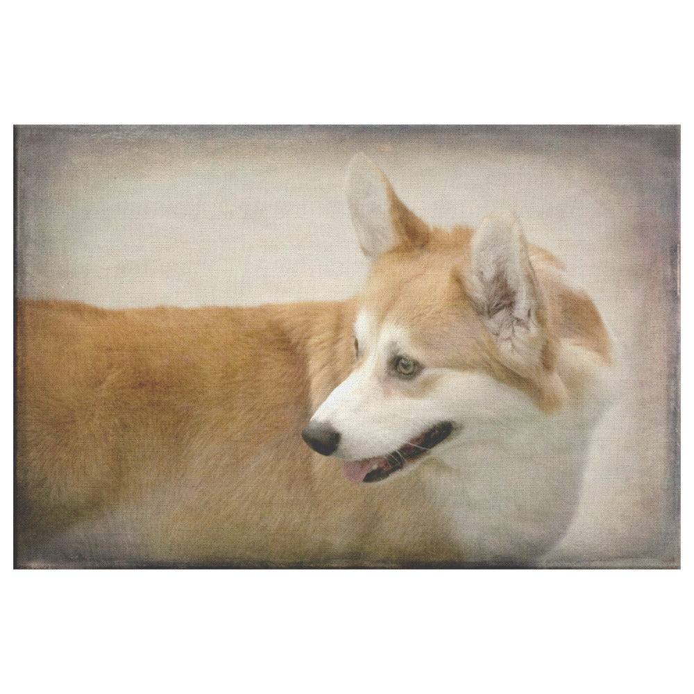 Buy Oliver IV Gallery Canvas | Shop for Corgi Wall Art | Roscoe & Charlie