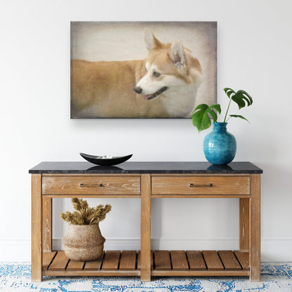 Buy Oliver IV Gallery Canvas | Shop for Corgi Wall Art | Roscoe & Charlie