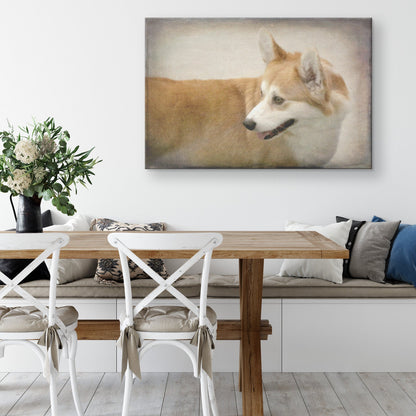 Buy Oliver IV Gallery Canvas | Shop for Corgi Wall Art | Roscoe & Charlie