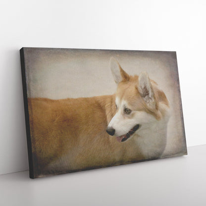 Buy Oliver IV Gallery Canvas | Shop for Corgi Wall Art | Roscoe & Charlie