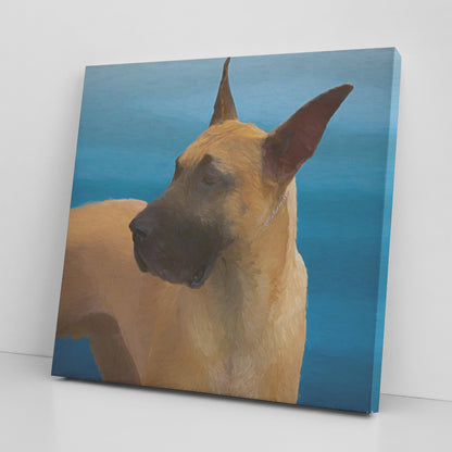 Buy Otis II Gallery Canvas | Shop for Great Dane Wall Art | Roscoe & Charlie